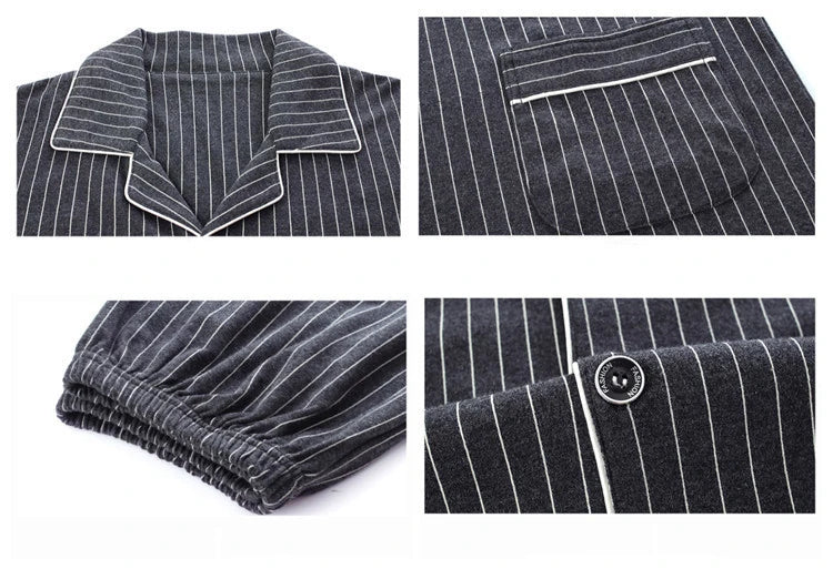 Mens Pajama Sets Home Suit Modern Style