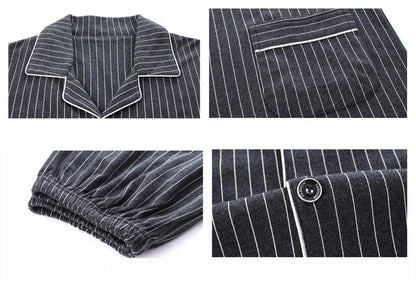 Mens Pajama Sets Home Suit Modern Style