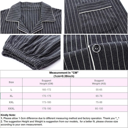 Mens Pajama Sets Home Suit Modern Style
