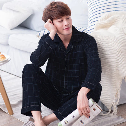 Mens Pajama Sets Home Suit Modern Style