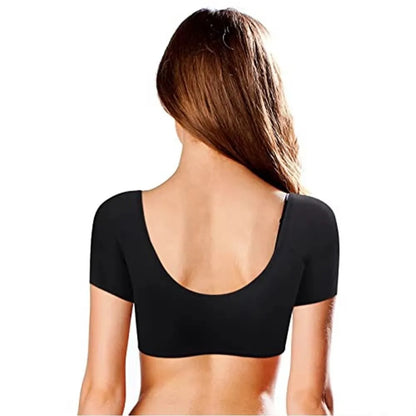 Summer Reusable Sweat T-Shirt Washable Solid Color