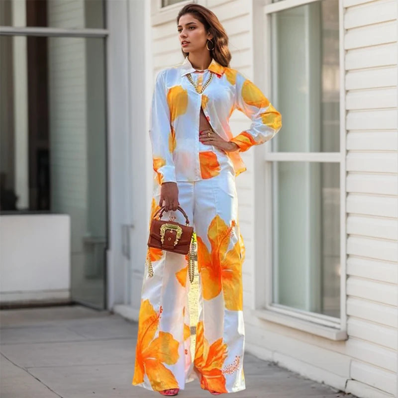 Casual Daily Shirt Sets For Women Fashion Streetwear