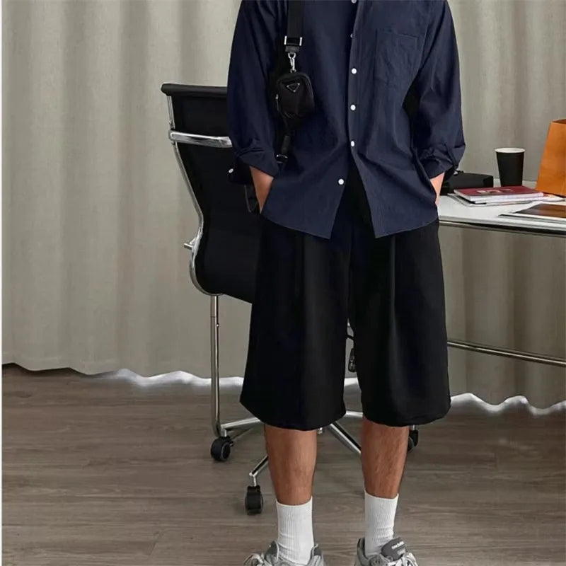 American Street Sports Loose Shorts Men's Casual Hip Hop