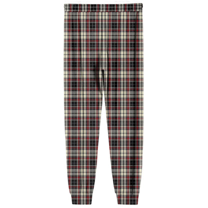 Men Elastic Waist Pants Checkered Print Lounge Sleepwear