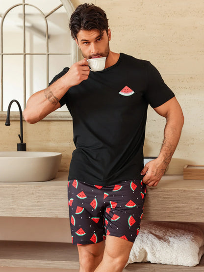 Men's Pajamas Loungewear Set New Loose