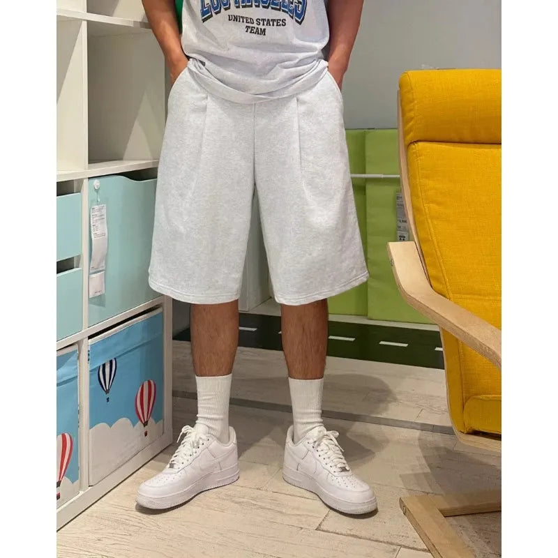 American Street Sports Loose Shorts Men's Casual Hip Hop