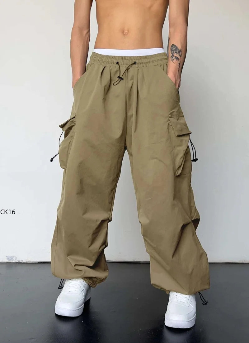 Men's casual workwear, fashionable streetwear