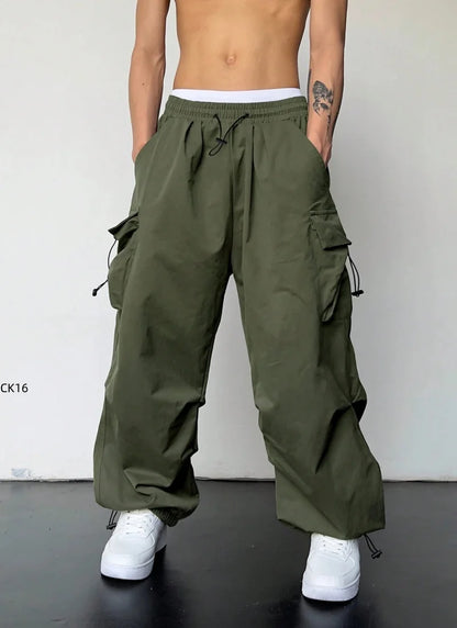 Men's casual workwear, fashionable streetwear
