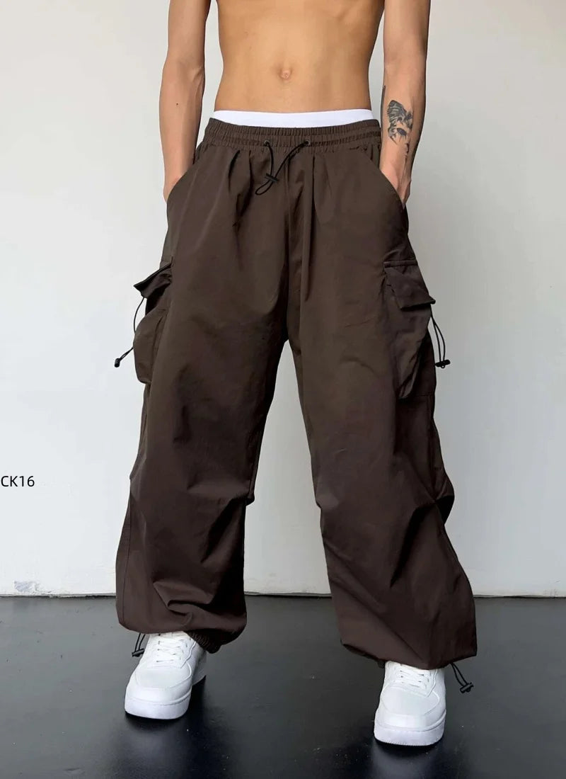 Men's casual workwear, fashionable streetwear