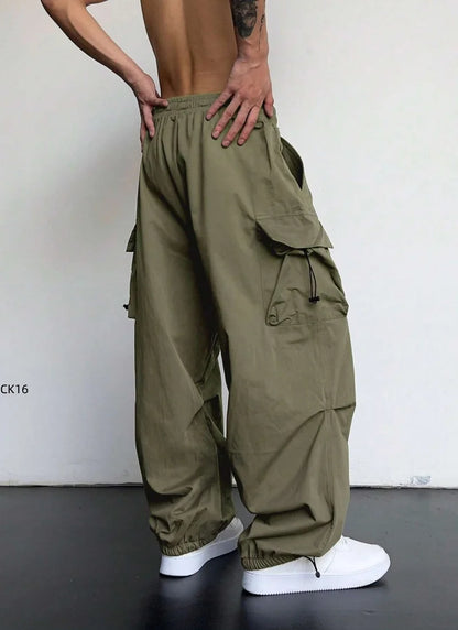 Men's casual workwear, fashionable streetwear