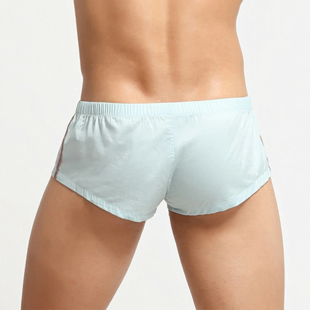 Casual Briefs Mens Crotch Button Underpants Sexy Underwear