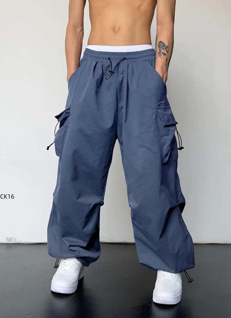 Men's casual workwear, fashionable streetwear