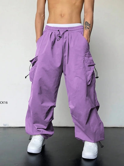 Men's casual workwear, fashionable streetwear