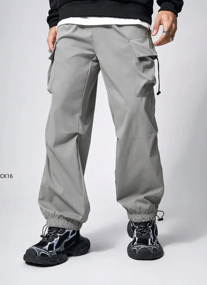 Men's casual workwear, fashionable streetwear