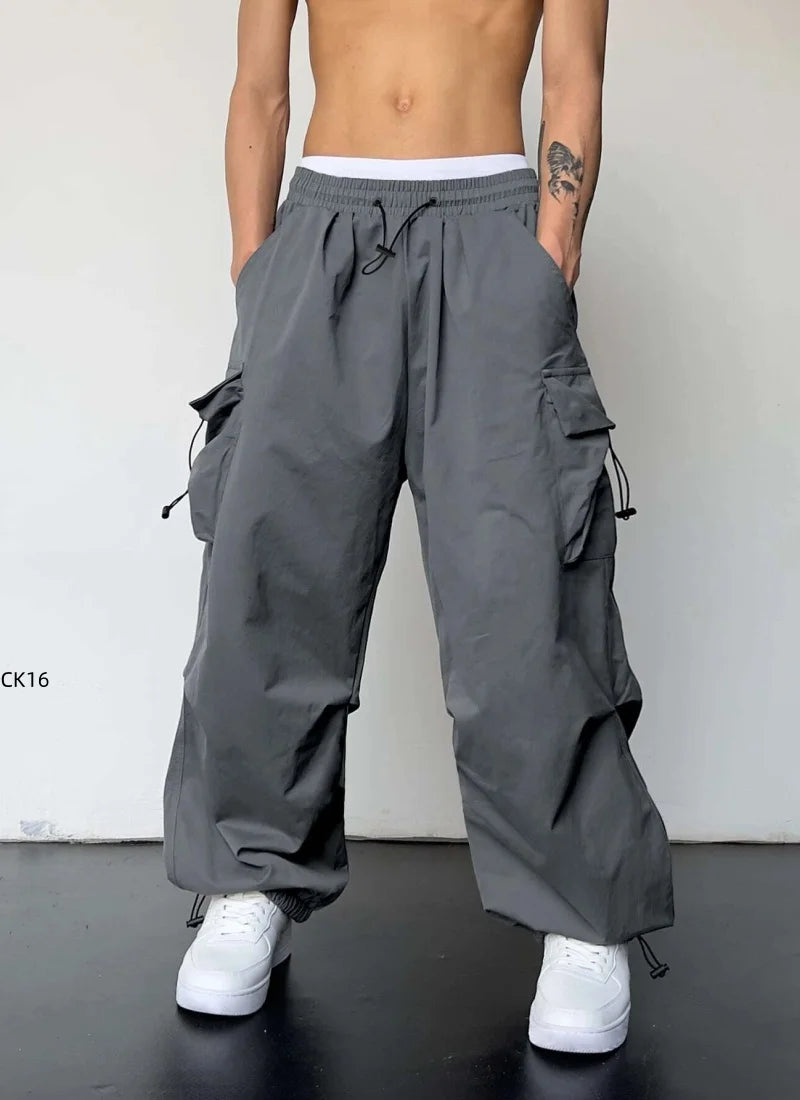 Men's casual workwear, fashionable streetwear