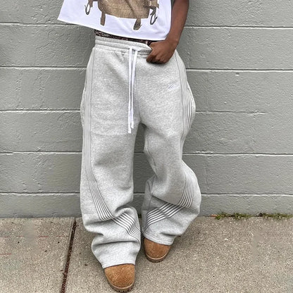 Hip-Hop Streetwear Pant Men Casual Striped Sweatpants