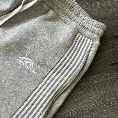 Hip-Hop Streetwear Pant Men Casual Striped Sweatpants