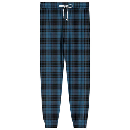Men Elastic Waist Pants Checkered Print Lounge Sleepwear