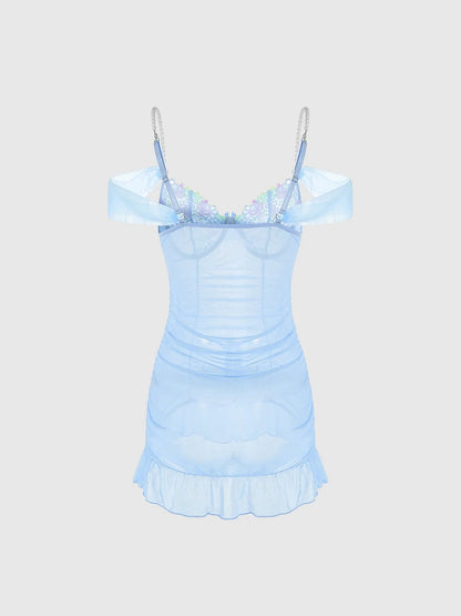 Lingerie Tops for Women Lace Women's Sheer Mesh Deep V Neck