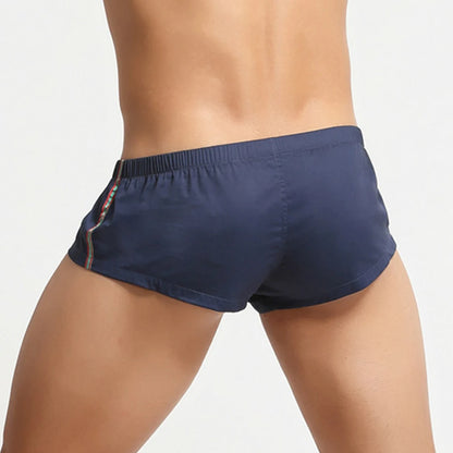 Casual Briefs Mens Crotch Button Underpants Sexy Underwear