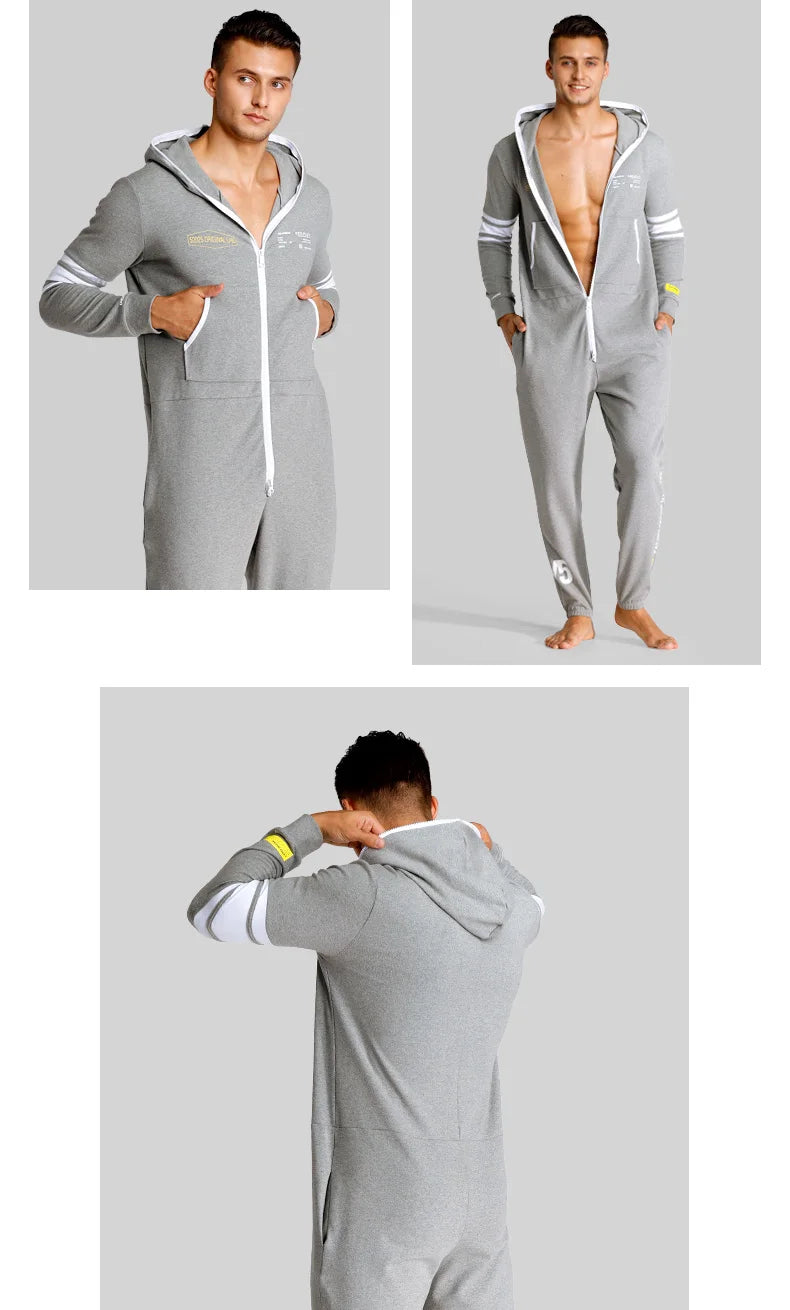 2026 Men’s Hooded Jumpsuit