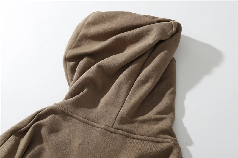 Street Wear Hip Hop Style Funny Statue of Liberty Hoodie Sweatshirt Men Harajuku Hoodie Pullover Cotton Khaki